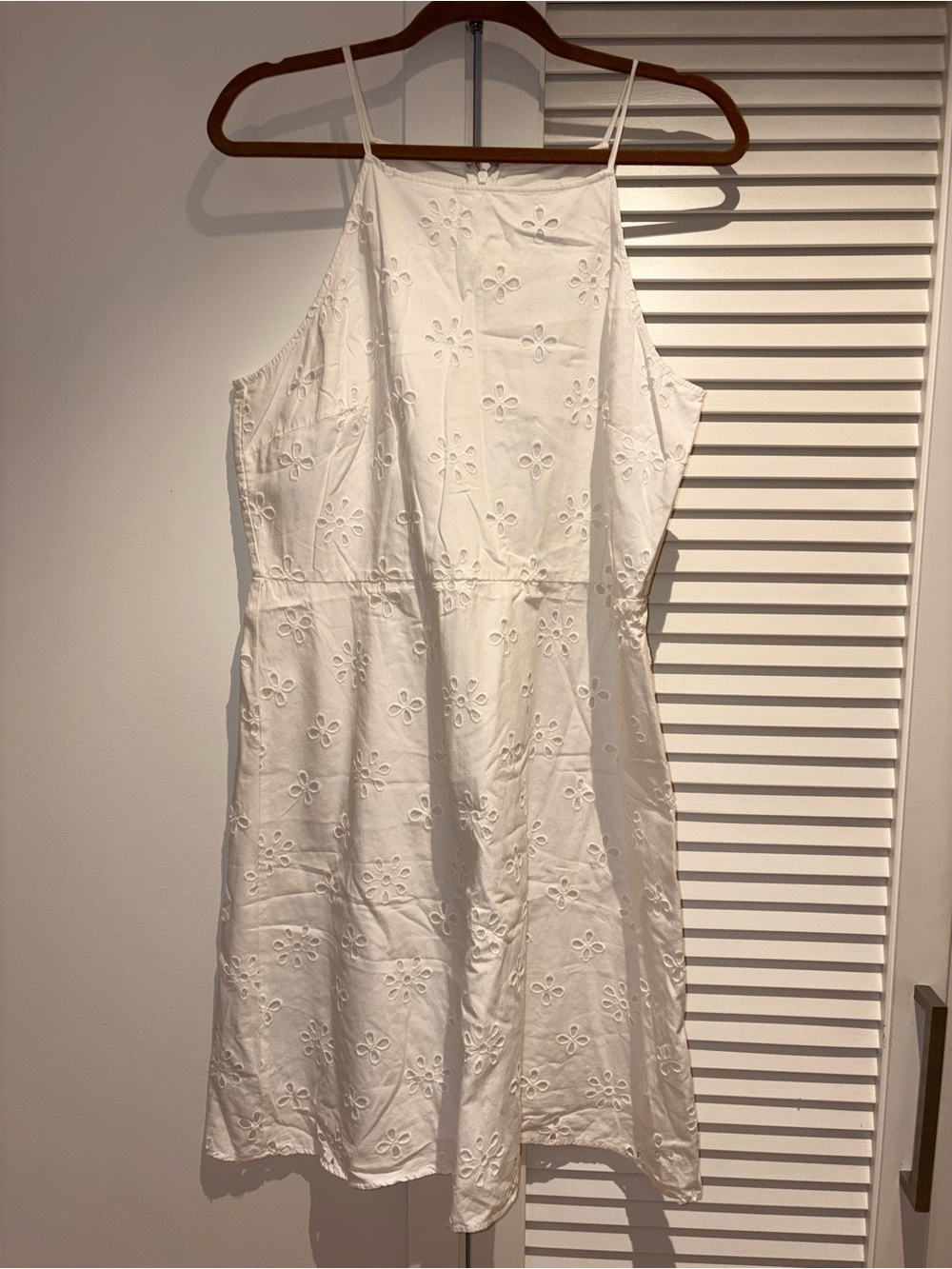Loft White Eyelet Sundress - Classic Summer Dress